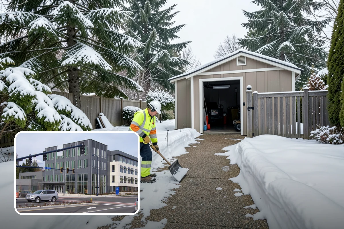 Hotel Snow Removal in Shoreline, King County, WA - Round-the-clock clearing for guest arrivals