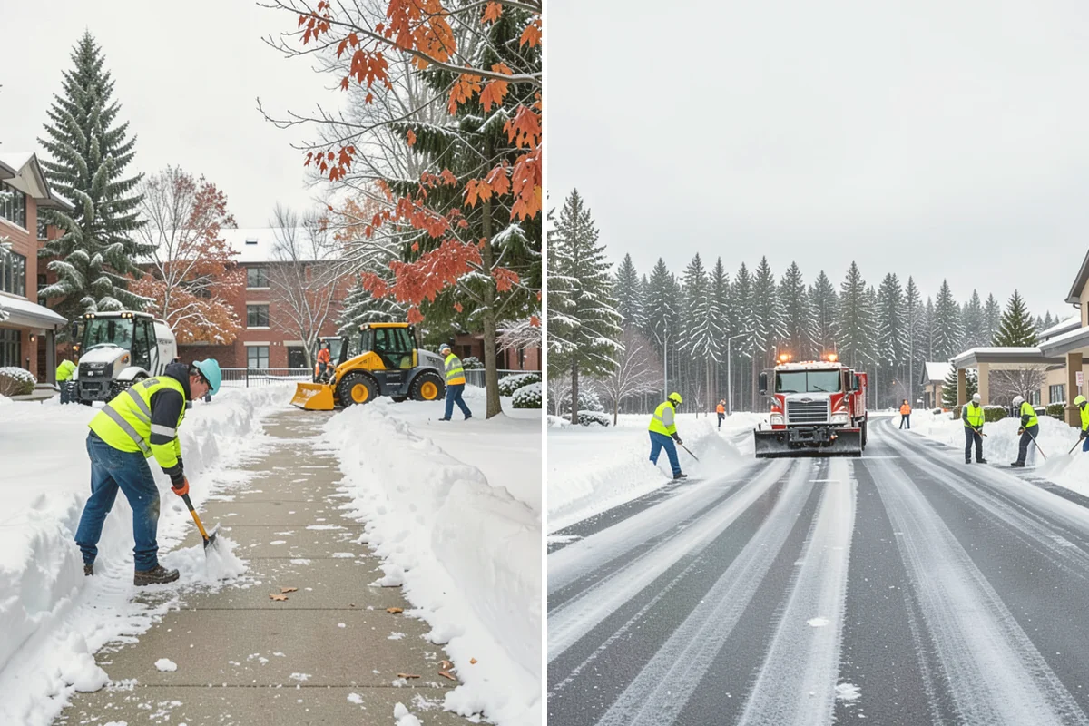 Hotel Snow Removal in Snohomish, Snohomish County, WA - Review arrival drive, guest parking, and shuttle routes