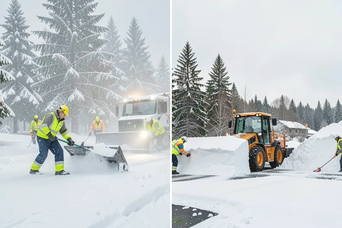 Hotel Snow Removal in Tukwila, King County, WA - Review arrival drive, guest parking, and shuttle routes