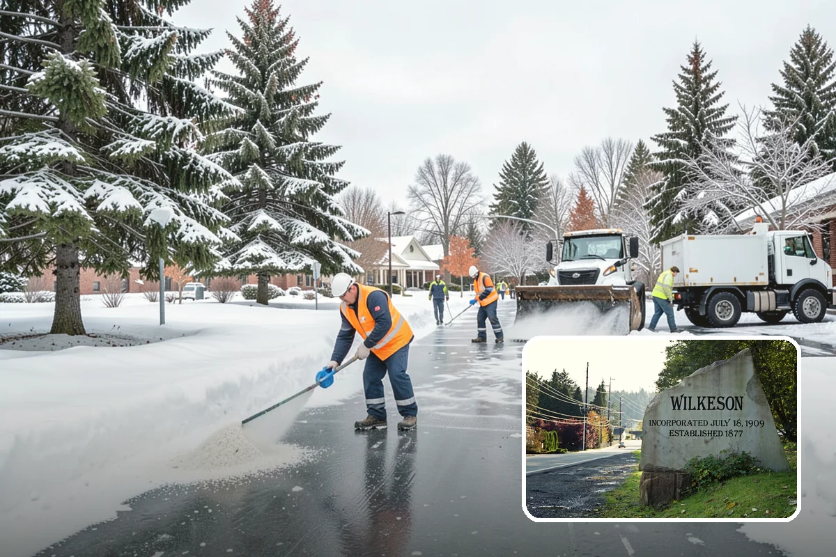 Hotel Snow Removal in Wilkeson, Pierce County, WA - Round-the-clock clearing for guest arrivals