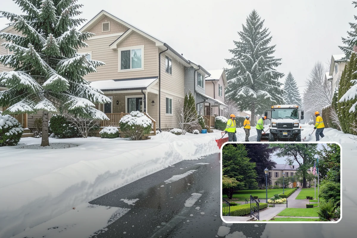 Hotel Snow Removal in Woodinville, King County, WA - Round-the-clock clearing for guest arrivals