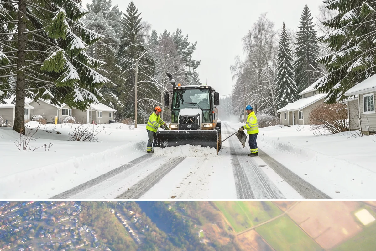 Hydrant Snow Clearing in Algona, King County, WA - Hydrants need clearing immediately after any accumulating snowfall and whenever plowing pushes snow back over them through winter.