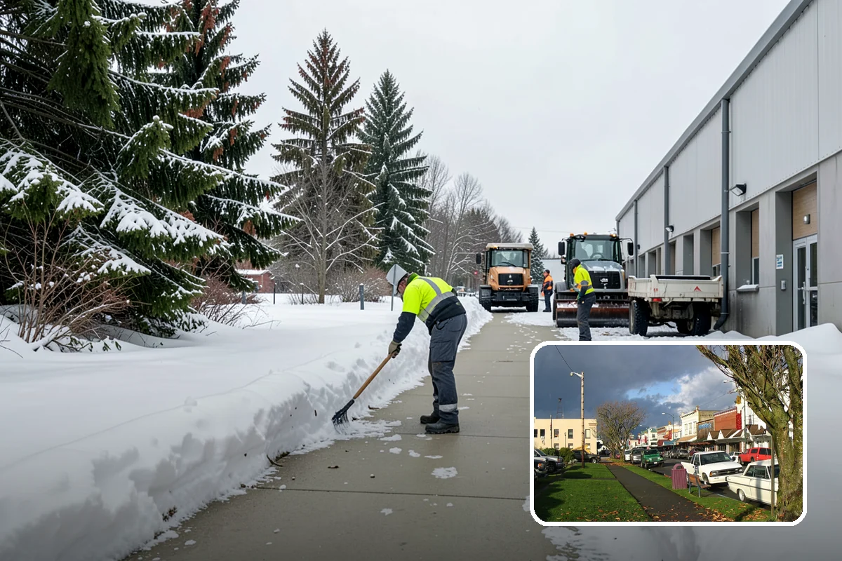 Hydrant Snow Clearing in Arlington, Snohomish County, WA - Keeps hydrants visible and reachable for responding crews
