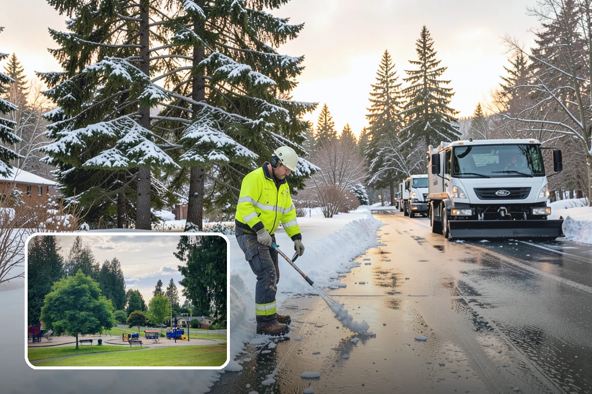 Hydrant Snow Clearing in Bonney Lake, Pierce County, WA - Keeps hydrants visible and reachable for responding crews