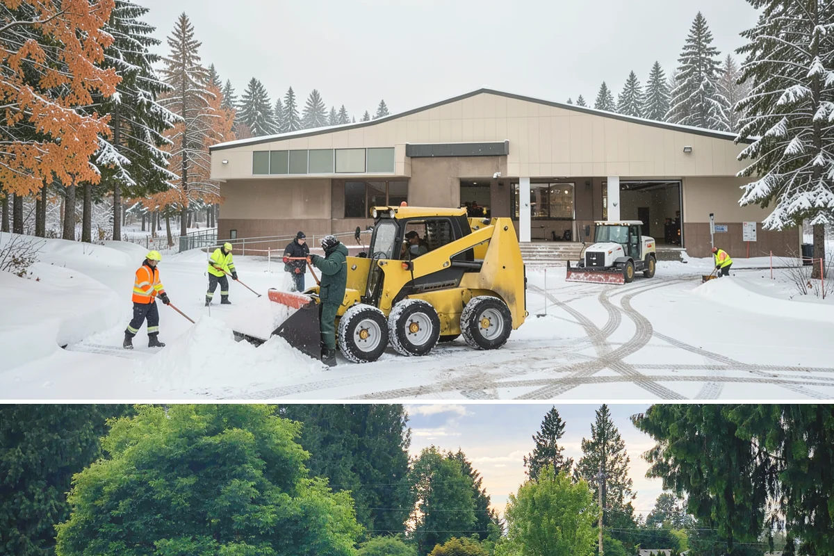 Hydrant Snow Clearing in Bonney Lake, Pierce County, WA - Hydrants need clearing immediately after any accumulating snowfall and whenever plowing pushes snow back over them through winter.