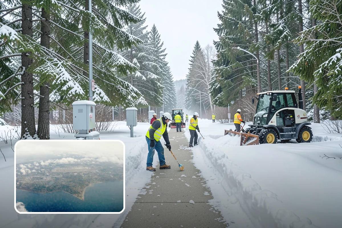Hydrant Snow Clearing in Burien, King County, WA - Keeps hydrants visible and reachable for responding crews