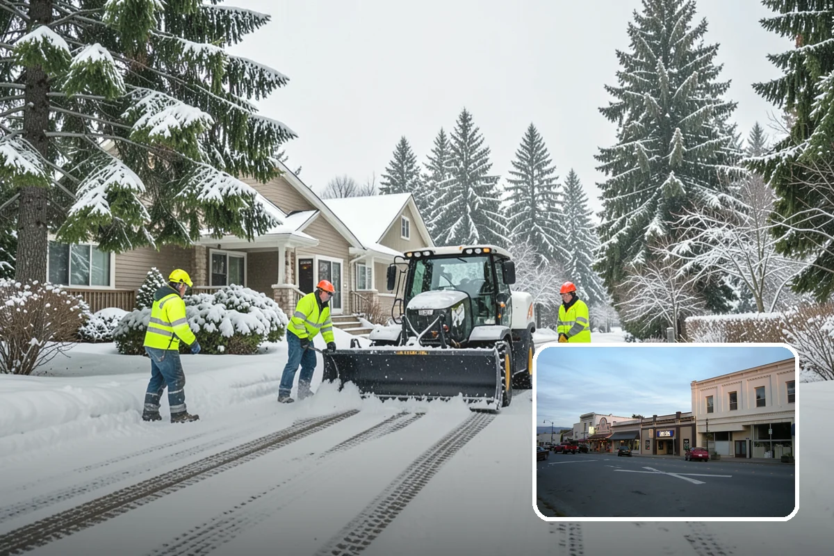 Hydrant Snow Clearing in Burlington, Skagit County, WA - Keeps hydrants visible and reachable for responding crews