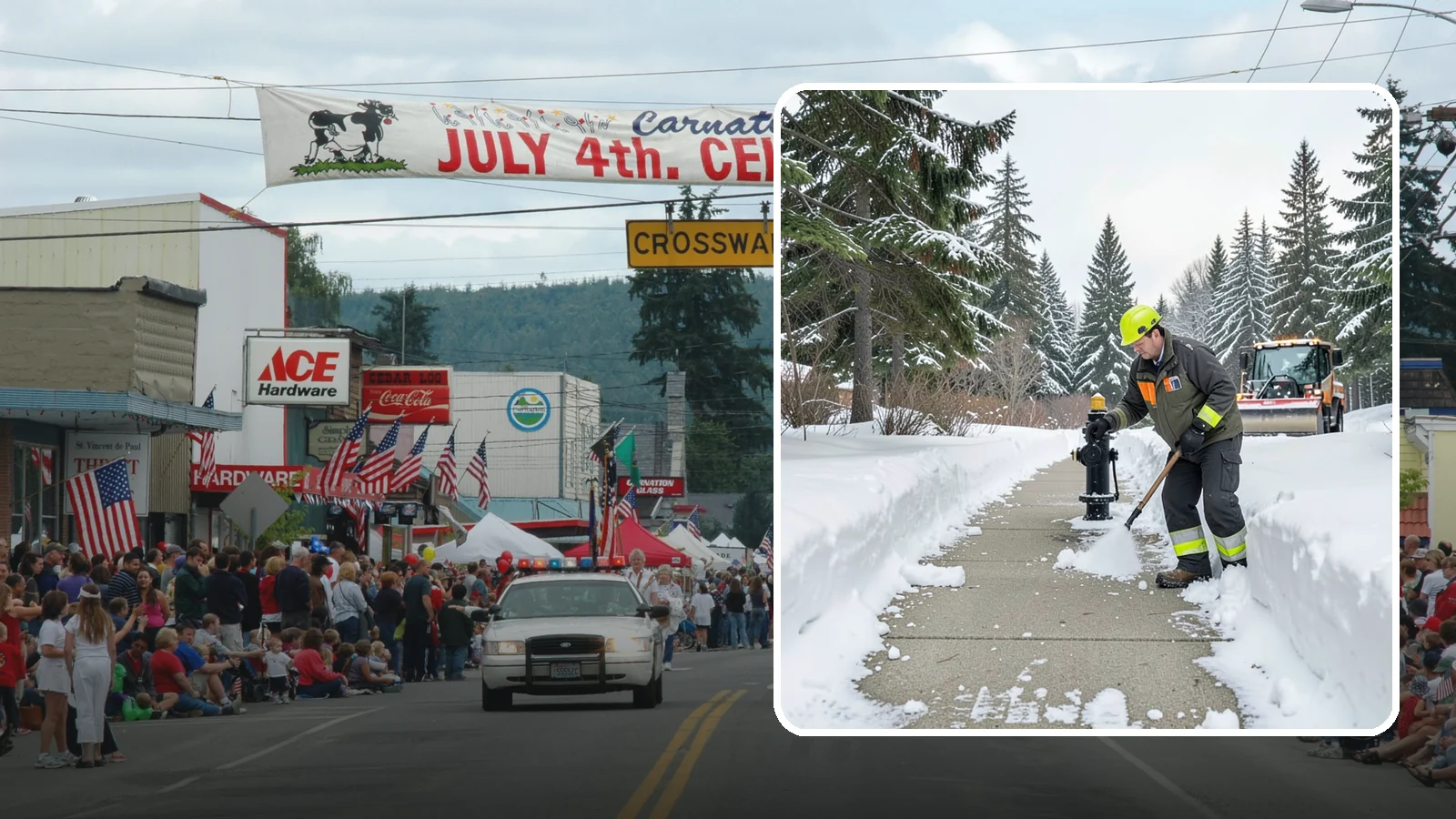 Hydrant Snow Clearing in Carnation, King County, WA - We clear snow and ice from fire hydrants so crews can connect without delay in an emergency.