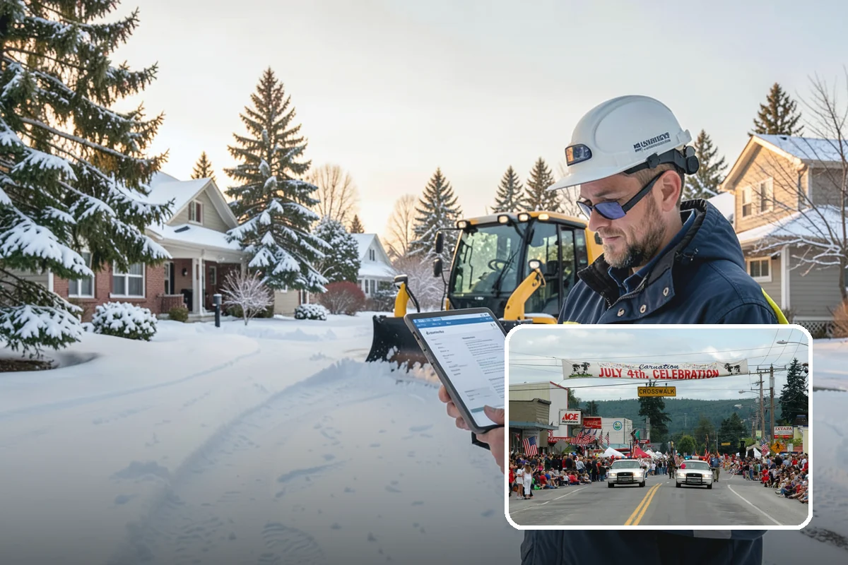 Hydrant Snow Clearing in Carnation, King County, WA - Keeps hydrants visible and reachable for responding crews