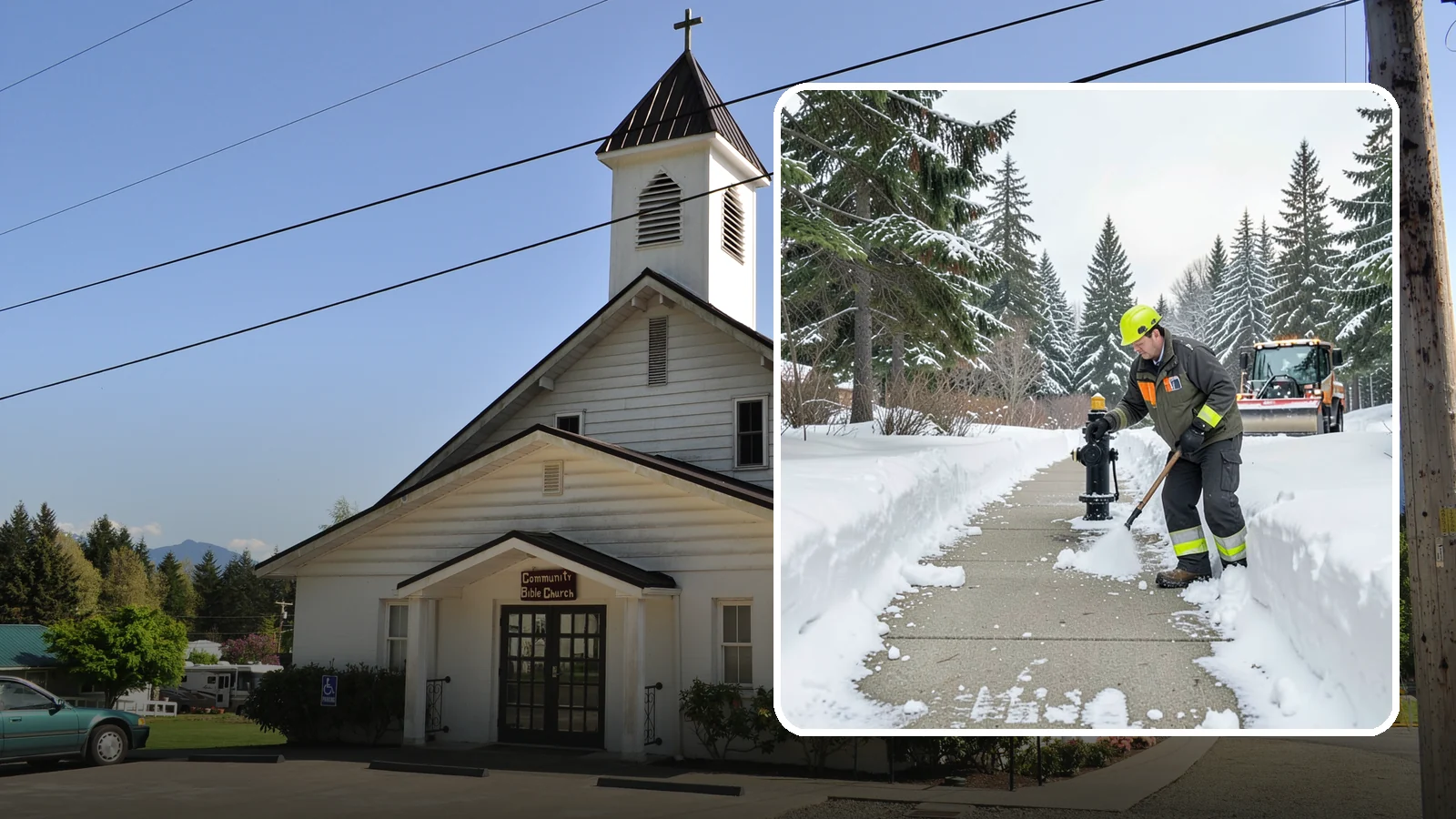 Hydrant Snow Clearing in Concrete, Skagit County, WA - We clear snow and ice from fire hydrants so crews can connect without delay in an emergency.