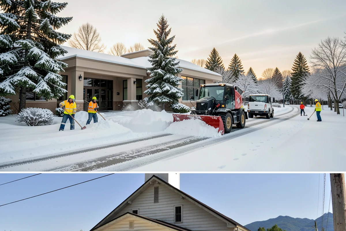 Hydrant Snow Clearing in Concrete, Skagit County, WA - Hydrants need clearing immediately after any accumulating snowfall and whenever plowing pushes snow back over them through winter.