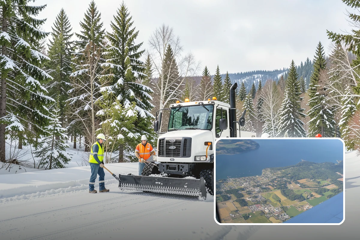 Hydrant Snow Clearing in Coupeville, Island County, WA - Keeps hydrants visible and reachable for responding crews