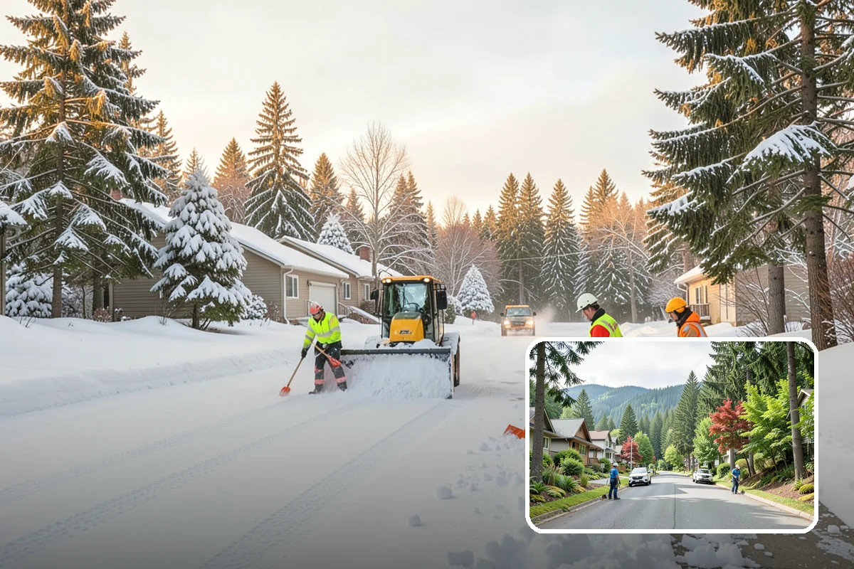 Hydrant Snow Clearing in Darrington, Snohomish County, WA - Keeps hydrants visible and reachable for responding crews