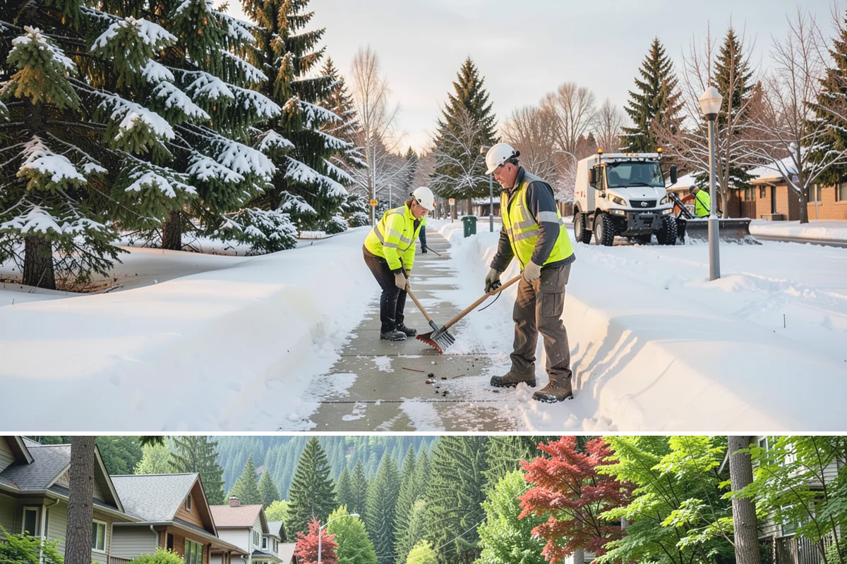 Hydrant Snow Clearing in Darrington, Snohomish County, WA - Hydrants need clearing immediately after any accumulating snowfall and whenever plowing pushes snow back over them through winter.