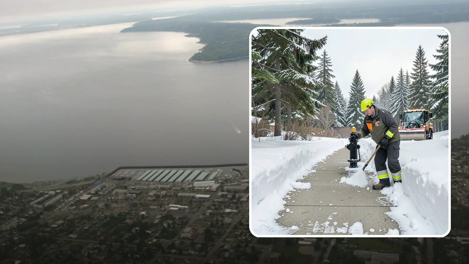 Hydrant Snow Clearing in Des Moines, King County, WA - We clear snow and ice from fire hydrants so crews can connect without delay in an emergency.