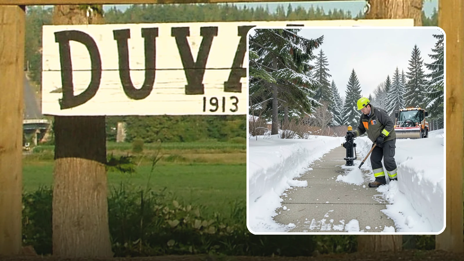 Hydrant Snow Clearing in Duvall, King County, WA - We clear snow and ice from fire hydrants so crews can connect without delay in an emergency.