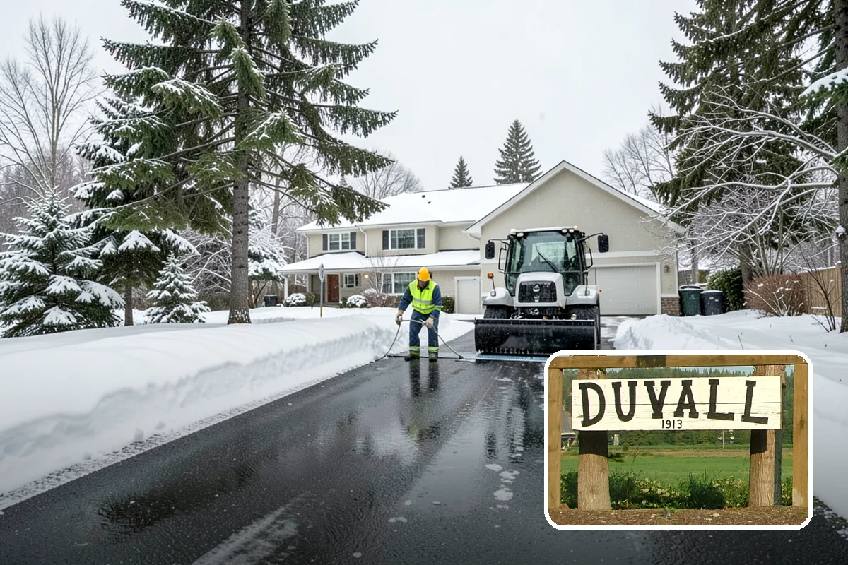 Hydrant Snow Clearing in Duvall, King County, WA - Keeps hydrants visible and reachable for responding crews
