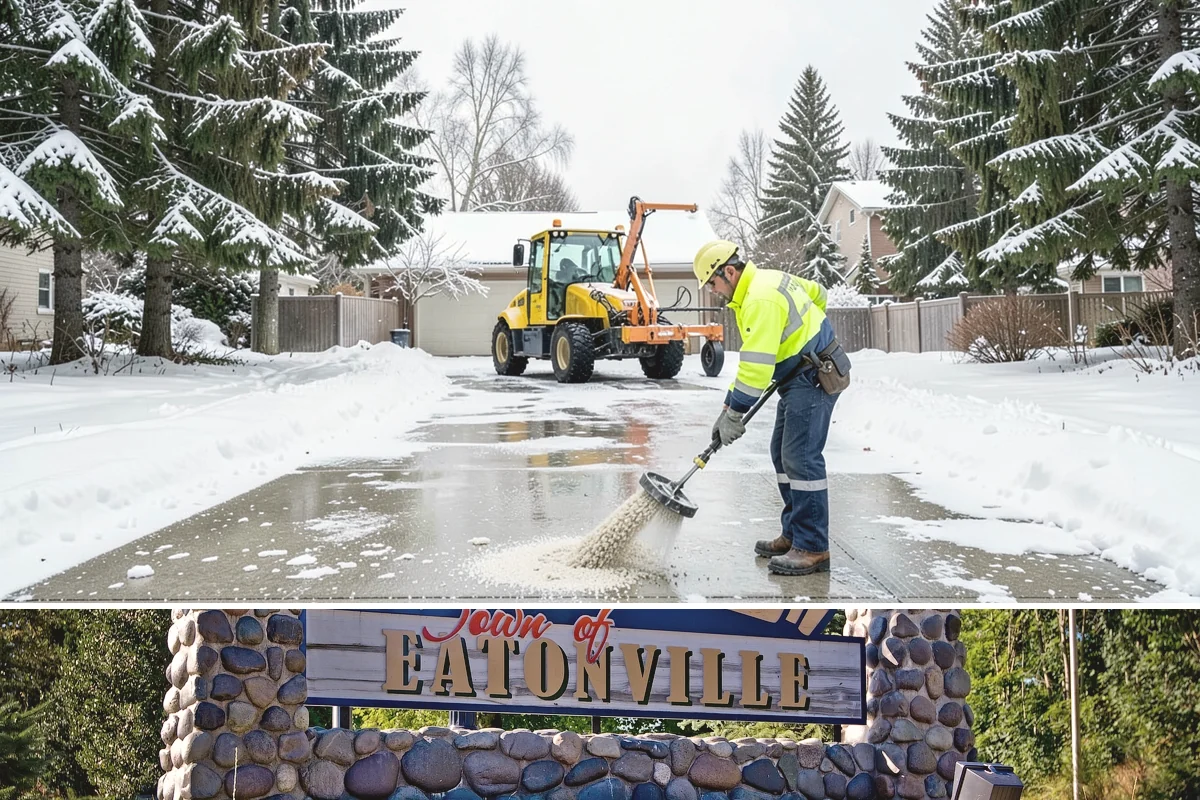 Hydrant Snow Clearing in Eatonville, Pierce County, WA - Hydrants need clearing immediately after any accumulating snowfall and whenever plowing pushes snow back over them through winter.