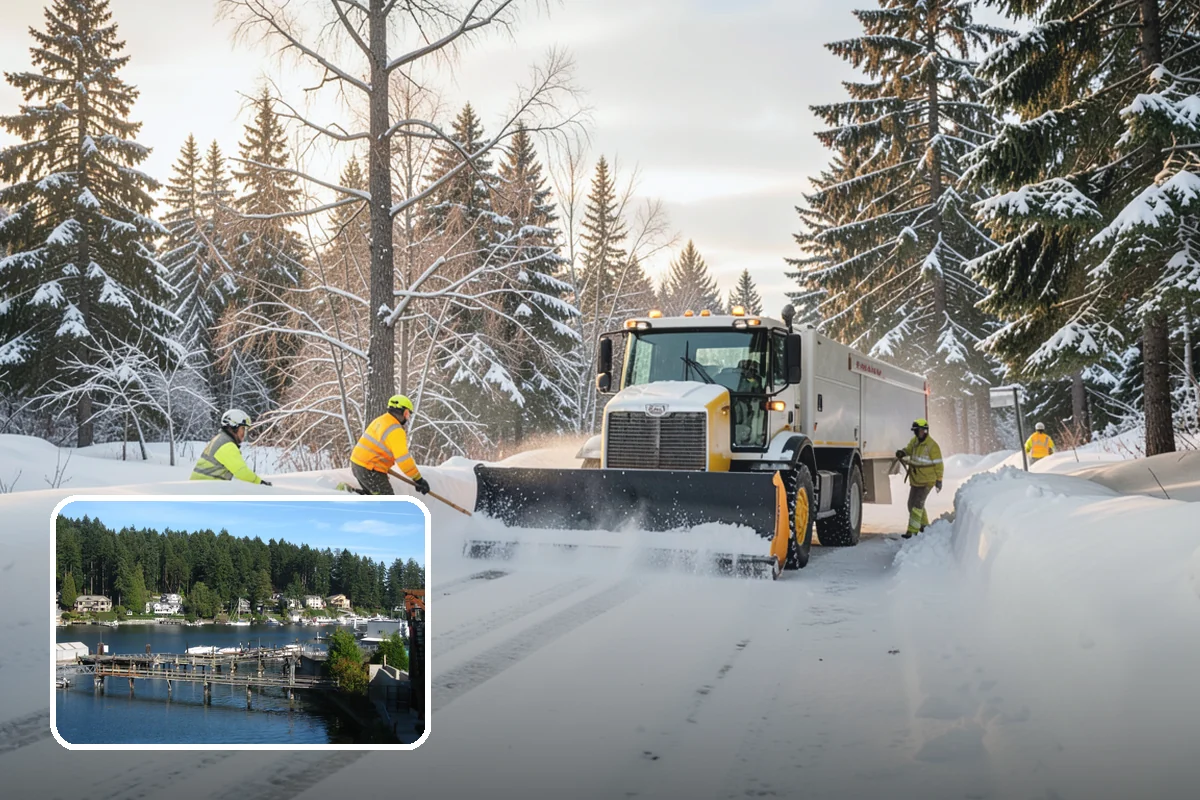 Hydrant Snow Clearing in Gig Harbor, Pierce County, WA - Keeps hydrants visible and reachable for responding crews