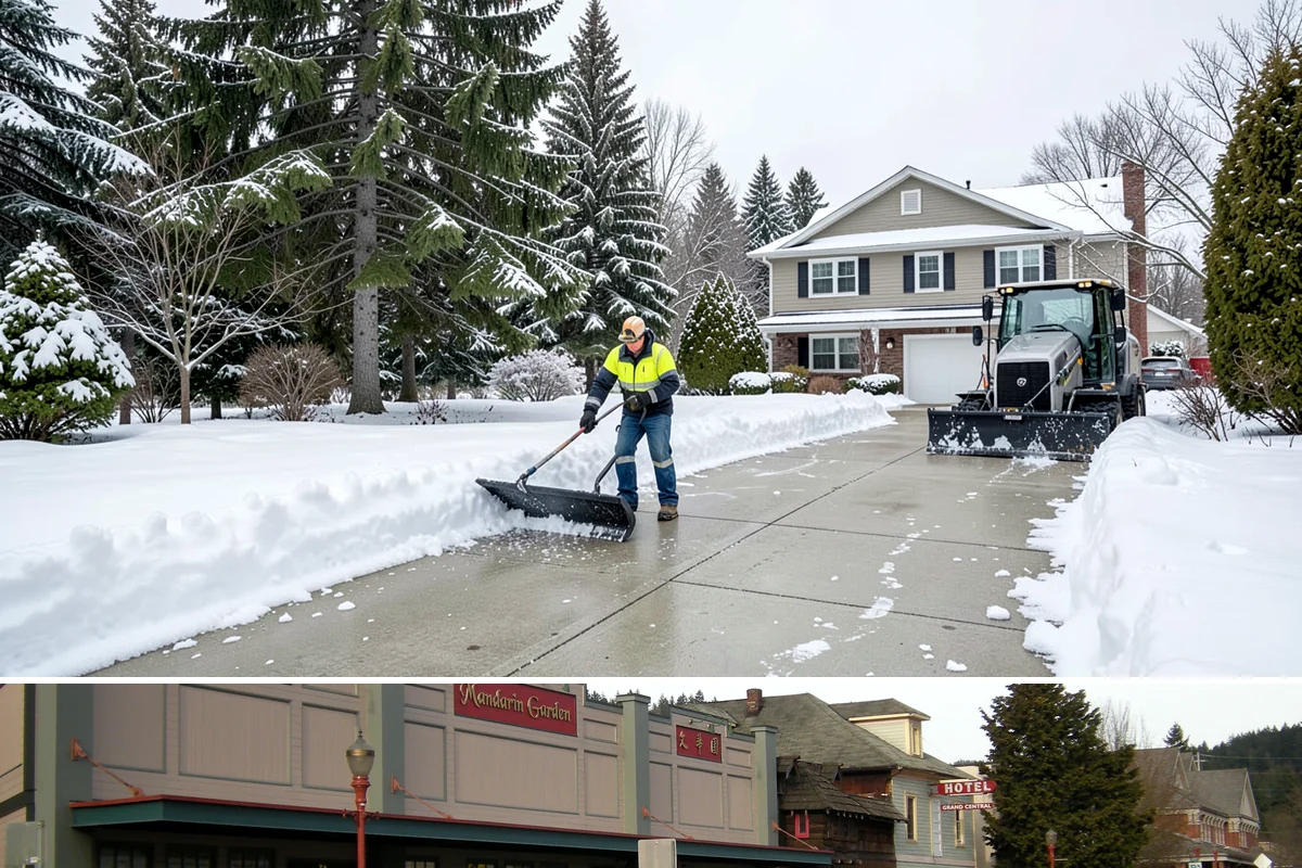 Hydrant Snow Clearing in Issaquah, King County, WA - Hydrants need clearing immediately after any accumulating snowfall and whenever plowing pushes snow back over them through winter.