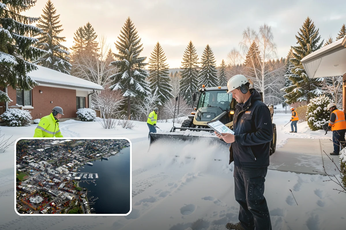 Hydrant Snow Clearing in Kirkland, King County, WA - Keeps hydrants visible and reachable for responding crews