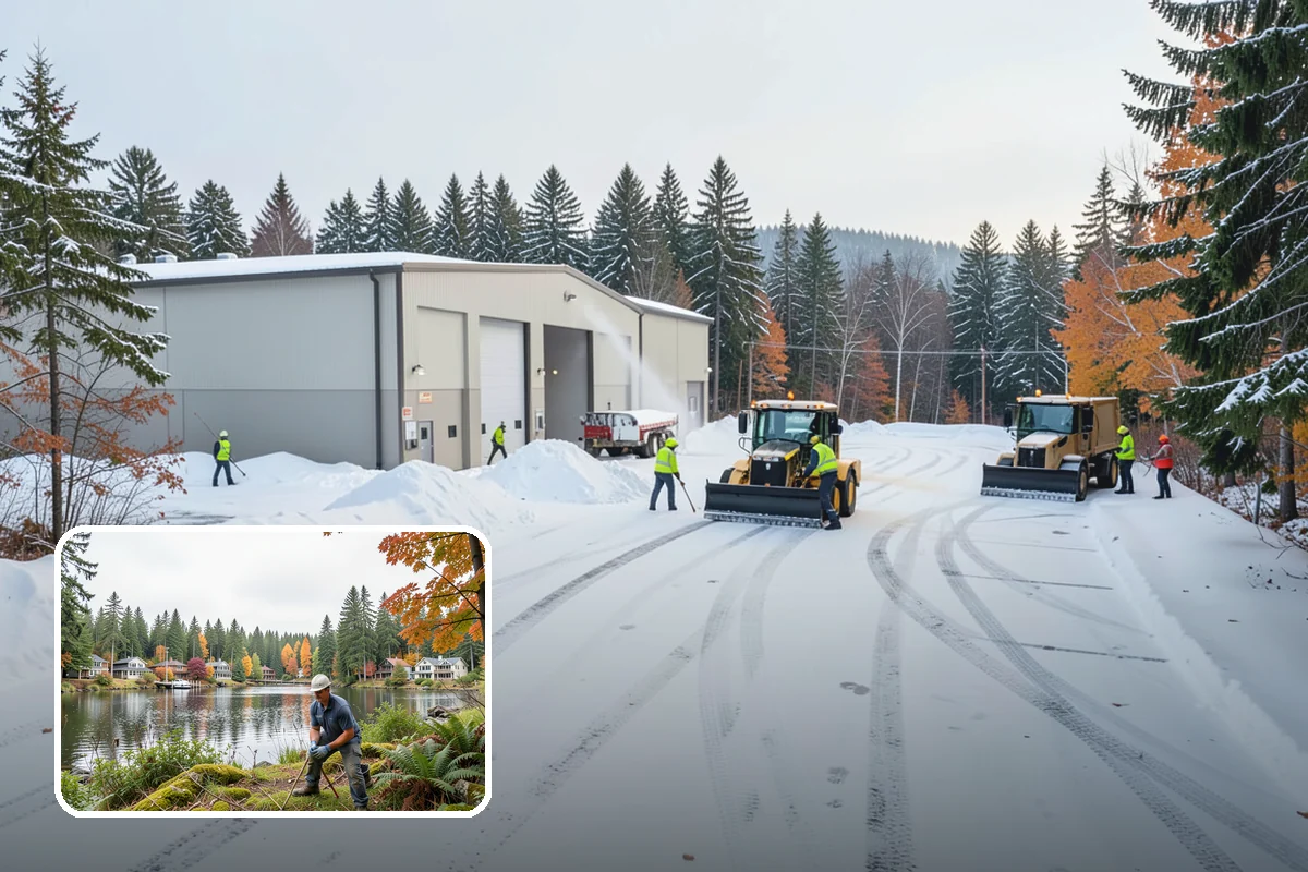 Hydrant Snow Clearing in La Conner, Skagit County, WA - Keeps hydrants visible and reachable for responding crews