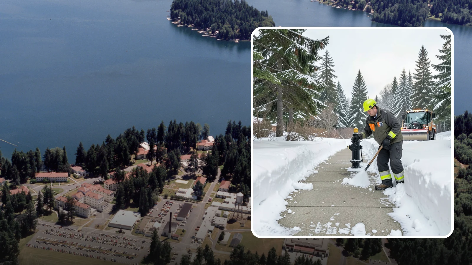 Hydrant Snow Clearing in Lakewood, Pierce County, WA - We clear snow and ice from fire hydrants so crews can connect without delay in an emergency.