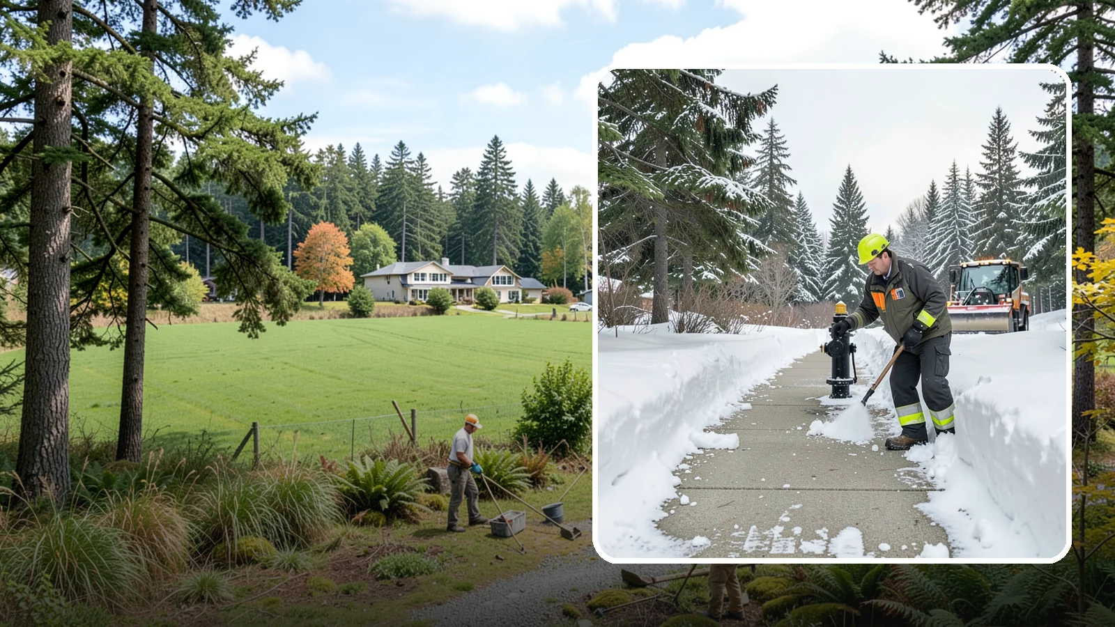 Hydrant Snow Clearing in Lyman, Skagit County, WA - We clear snow and ice from fire hydrants so crews can connect without delay in an emergency.