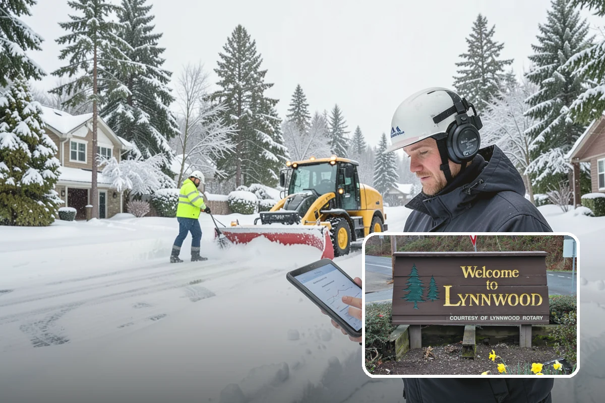Hydrant Snow Clearing in Lynnwood, Snohomish County, WA - Keeps hydrants visible and reachable for responding crews