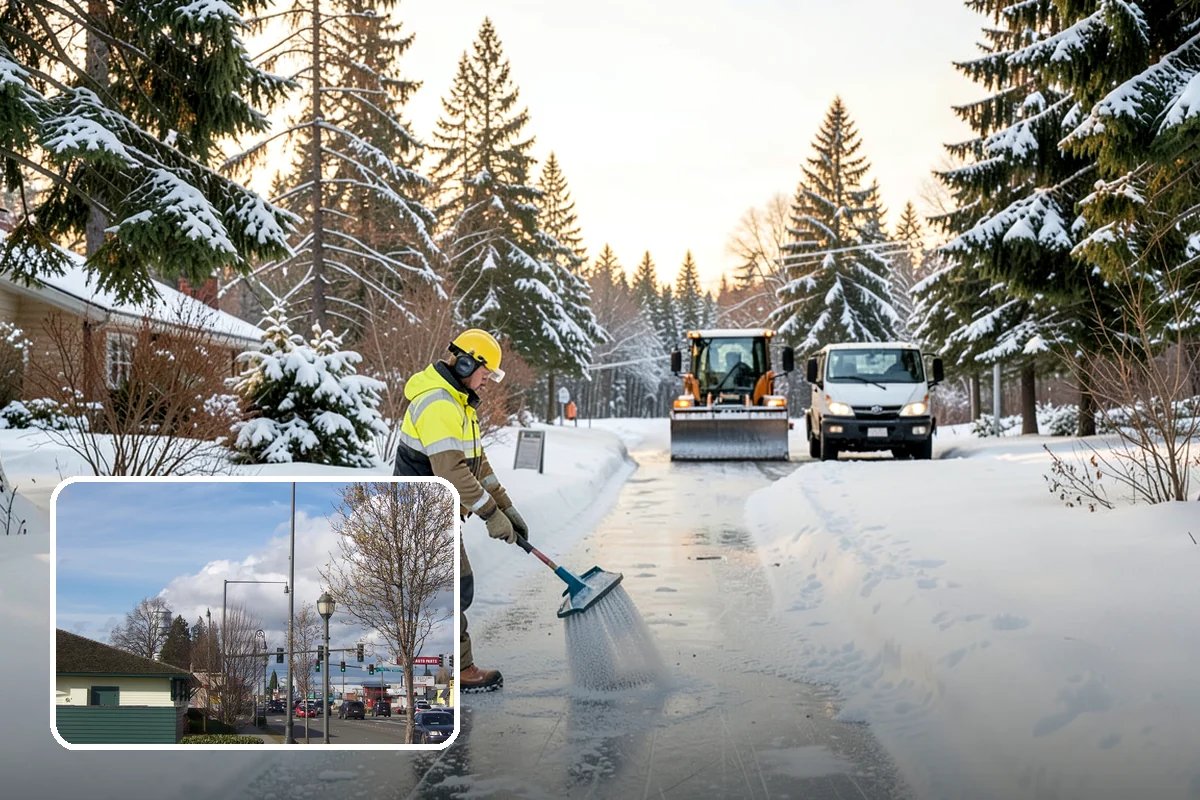 Hydrant Snow Clearing in Marysville, Snohomish County, WA - Keeps hydrants visible and reachable for responding crews