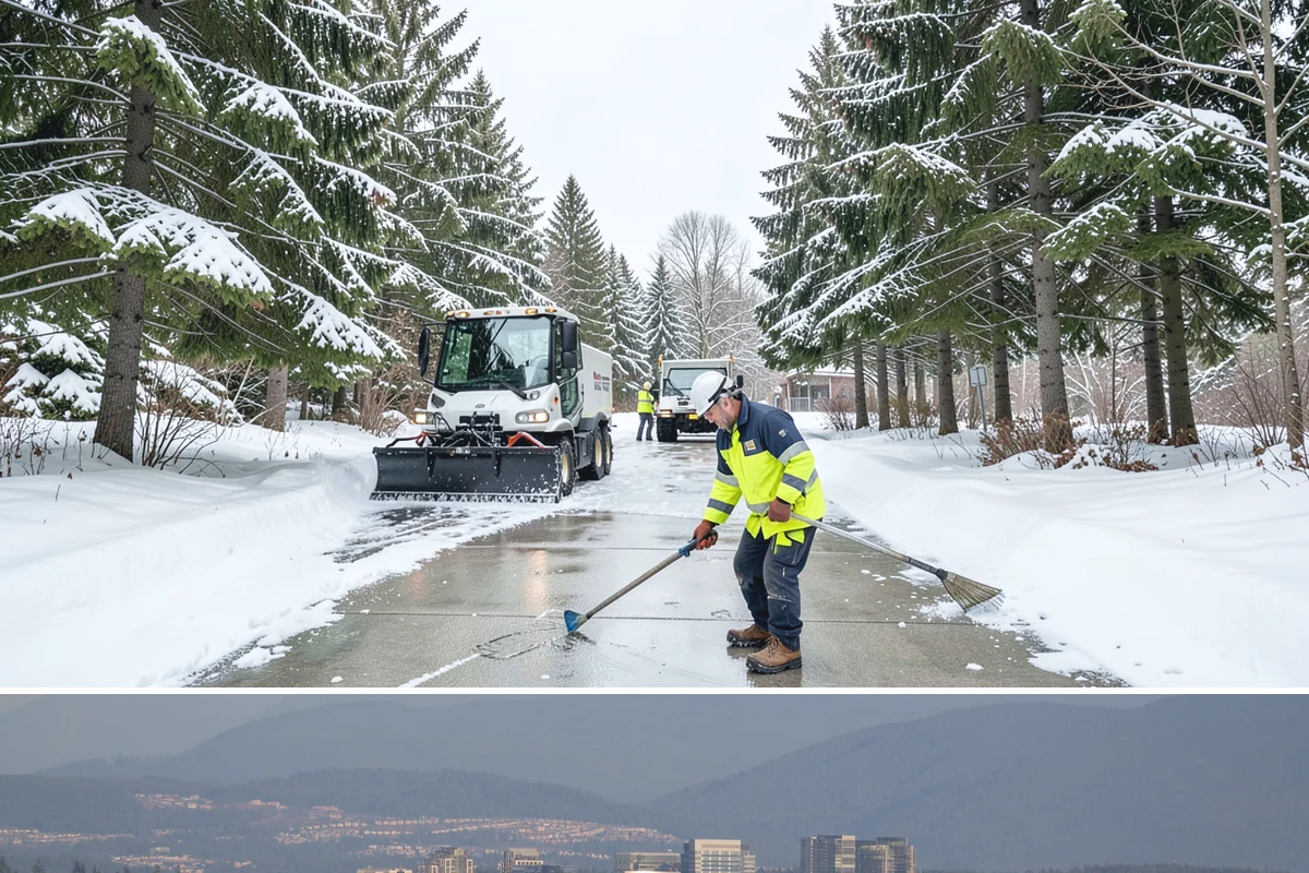 Hydrant Snow Clearing in Medina, King County, WA - Hydrants need clearing immediately after any accumulating snowfall and whenever plowing pushes snow back over them through winter.