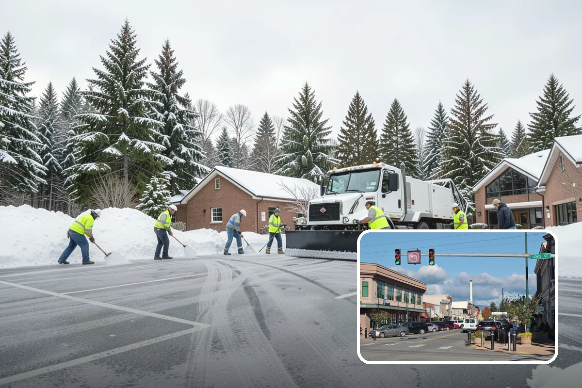 Hydrant Snow Clearing in Monroe, Snohomish County, WA - Keeps hydrants visible and reachable for responding crews