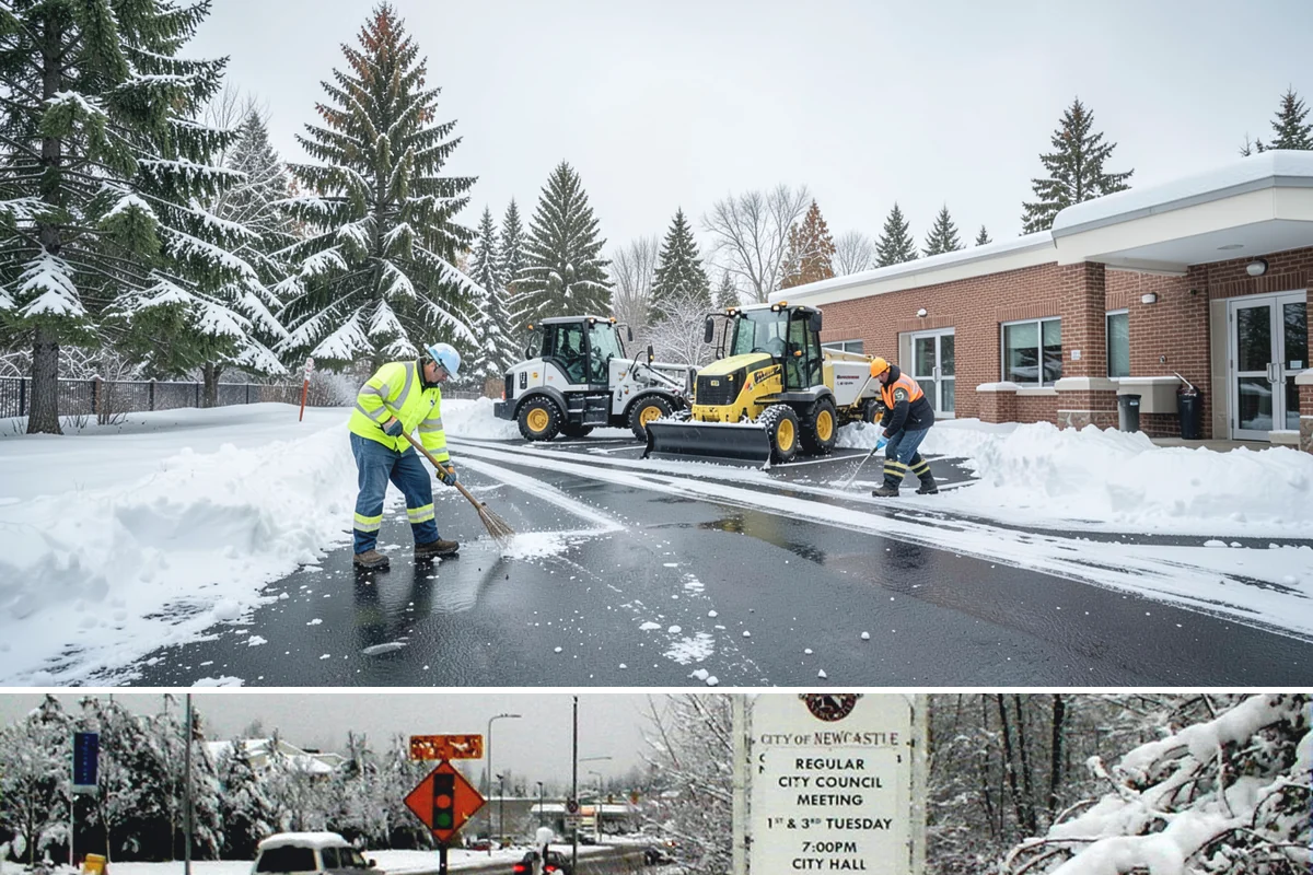 Hydrant Snow Clearing in Newcastle, King County, WA - Hydrants need clearing immediately after any accumulating snowfall and whenever plowing pushes snow back over them through winter.