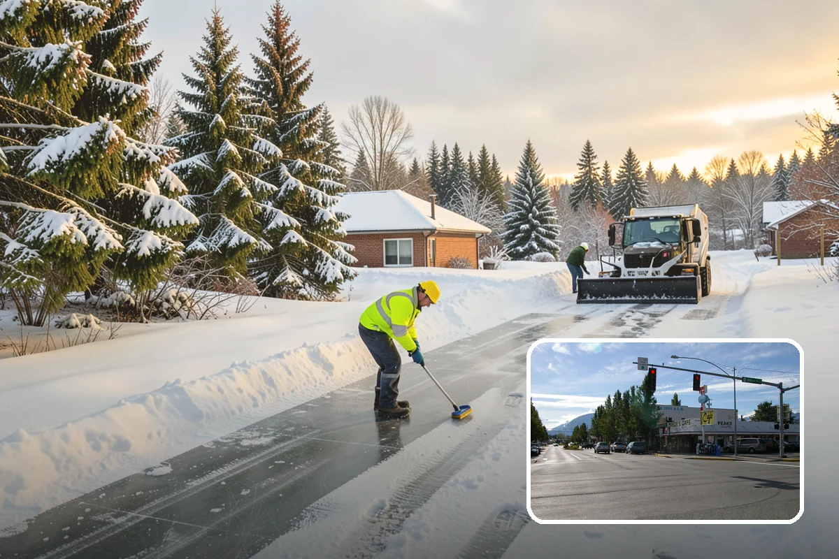 Hydrant Snow Clearing in North Bend, King County, WA - Keeps hydrants visible and reachable for responding crews