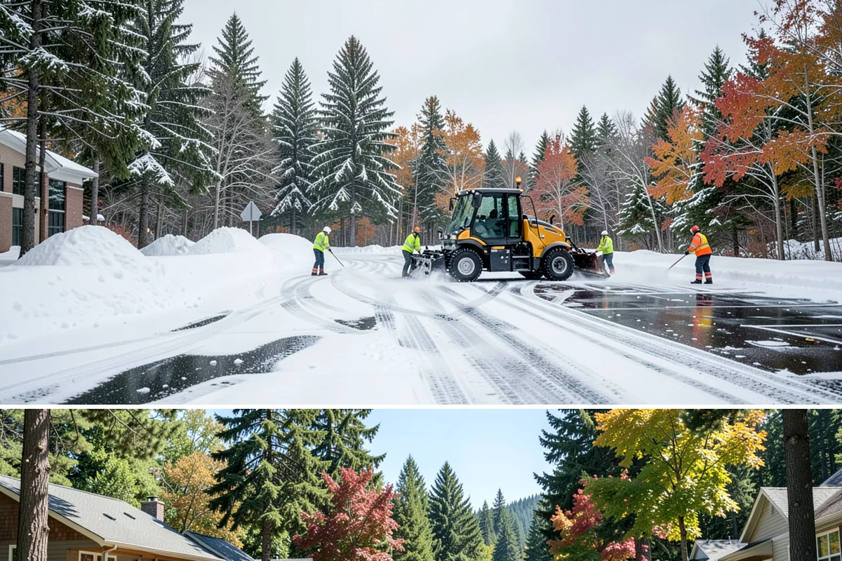 Hydrant Snow Clearing in Orting, Pierce County, WA - Hydrants need clearing immediately after any accumulating snowfall and whenever plowing pushes snow back over them through winter.