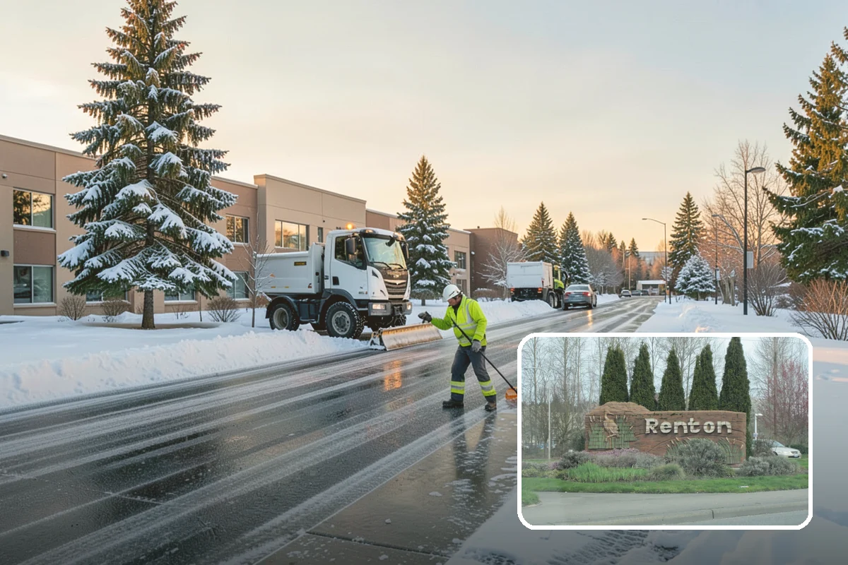 Hydrant Snow Clearing in Renton, King County, WA - Keeps hydrants visible and reachable for responding crews