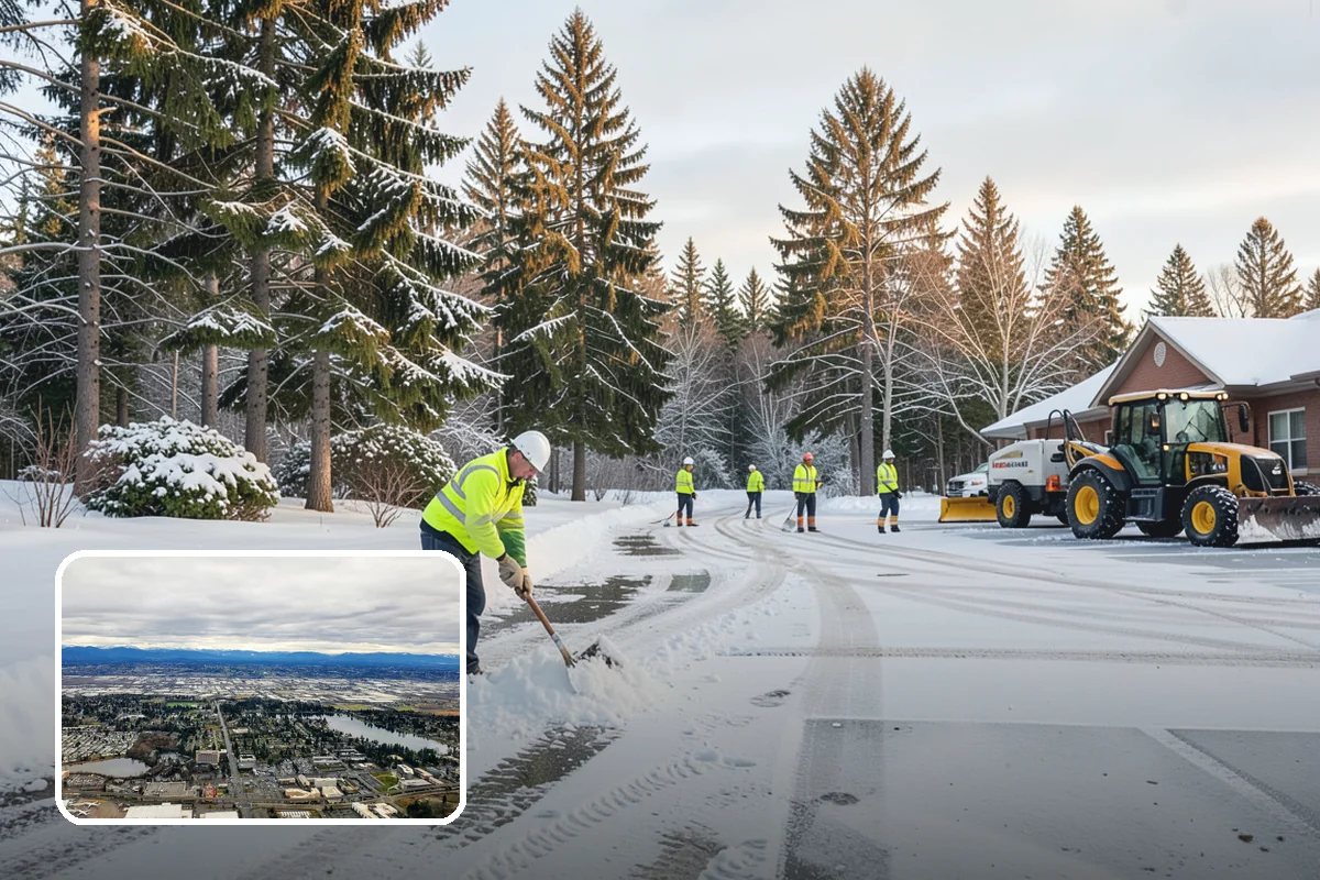 Hydrant Snow Clearing in SeaTac, King County, WA - Keeps hydrants visible and reachable for responding crews