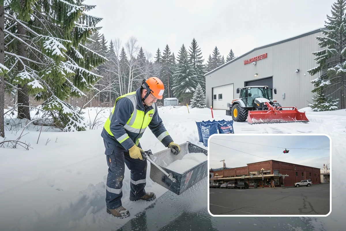 Hydrant Snow Clearing in Sedro-Woolley, Skagit County, WA - Keeps hydrants visible and reachable for responding crews