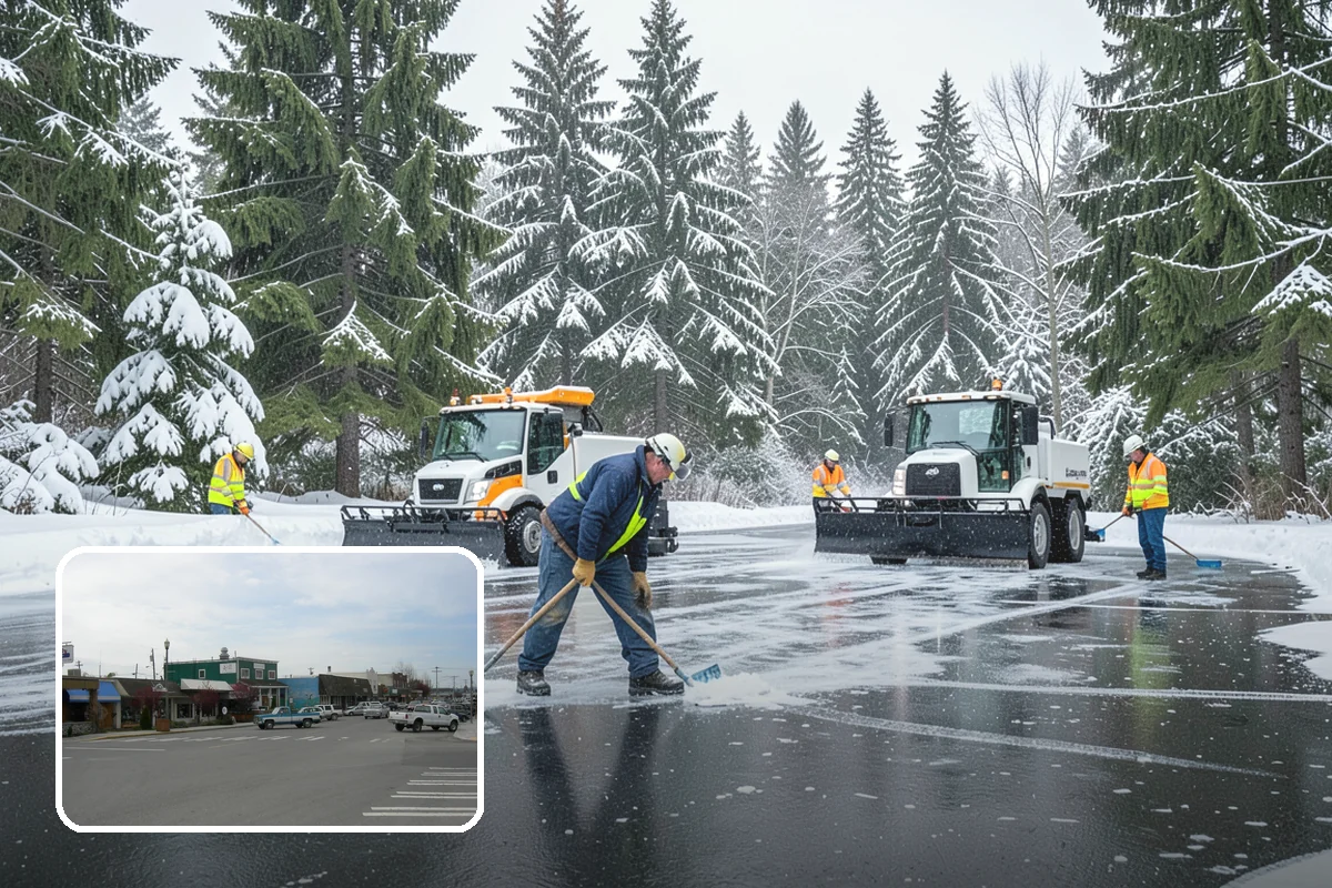 Hydrant Snow Clearing in Stanwood, Snohomish County, WA - Keeps hydrants visible and reachable for responding crews