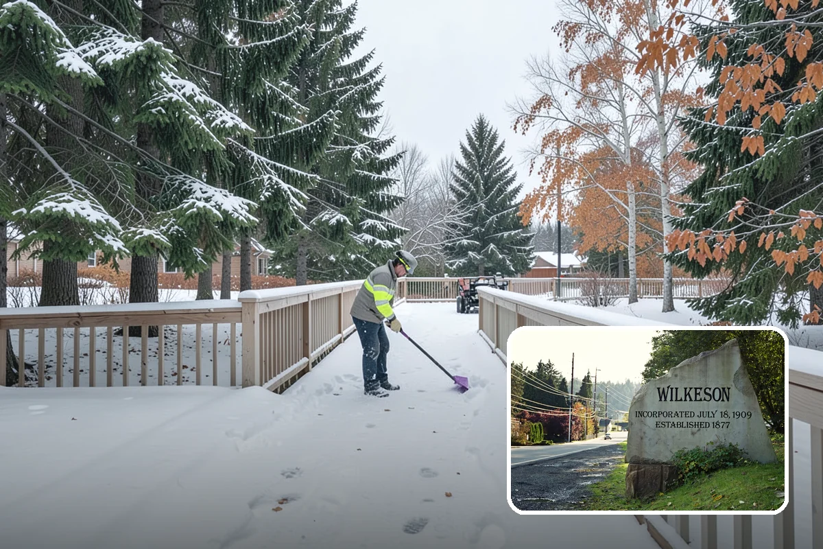 Hydrant Snow Clearing in Wilkeson, Pierce County, WA - Keeps hydrants visible and reachable for responding crews