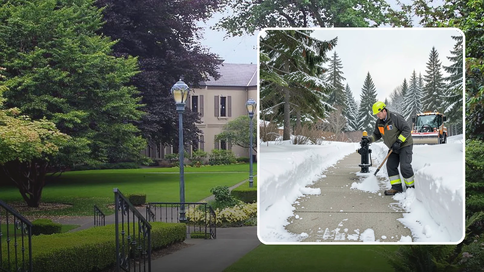 Hydrant Snow Clearing in Woodinville, King County, WA - We clear snow and ice from fire hydrants so crews can connect without delay in an emergency.
