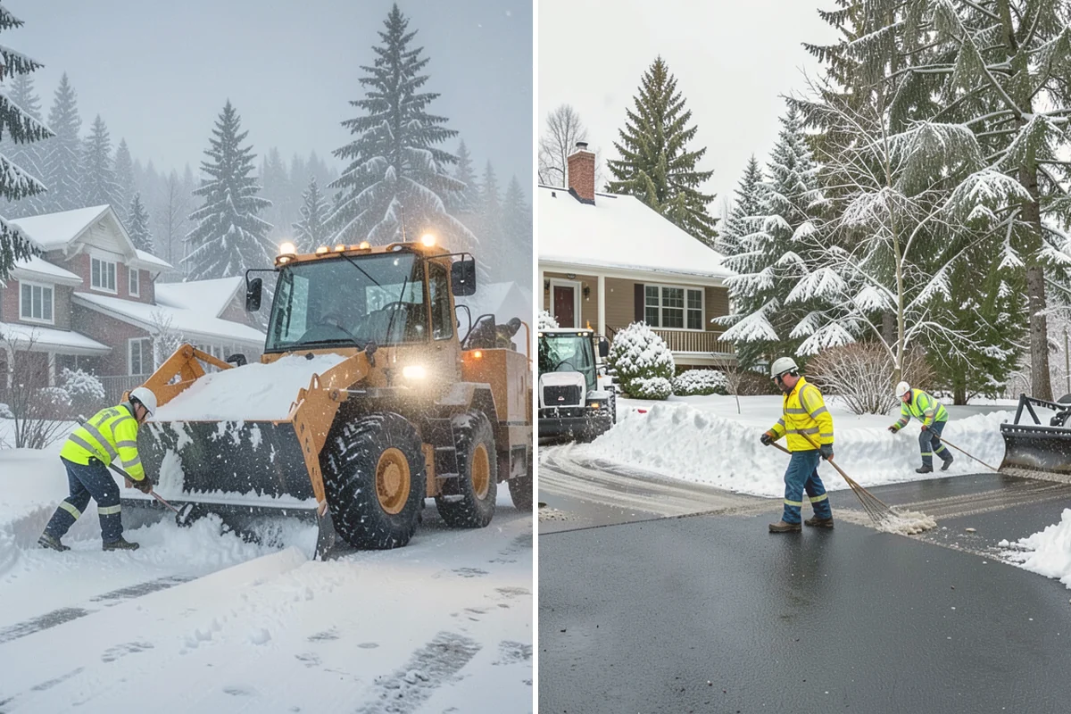 Ice Control in Algona, King County, WA - Read pavement temperature and dew point against the incoming forecast
