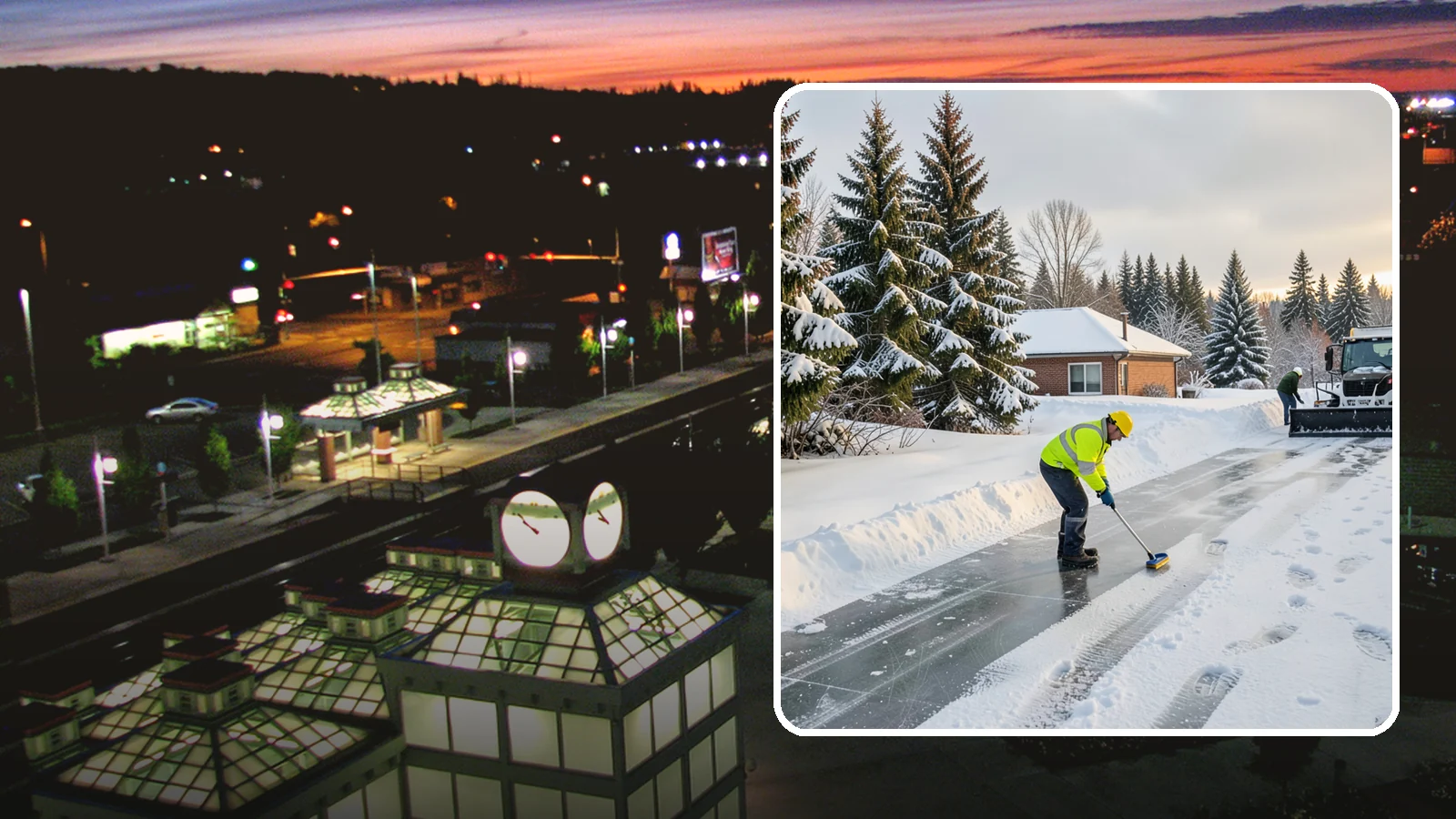 Ice Control in Auburn, King County, WA - Proactive ice control stops slick surfaces from forming instead of scrambling to treat them after someone slips.