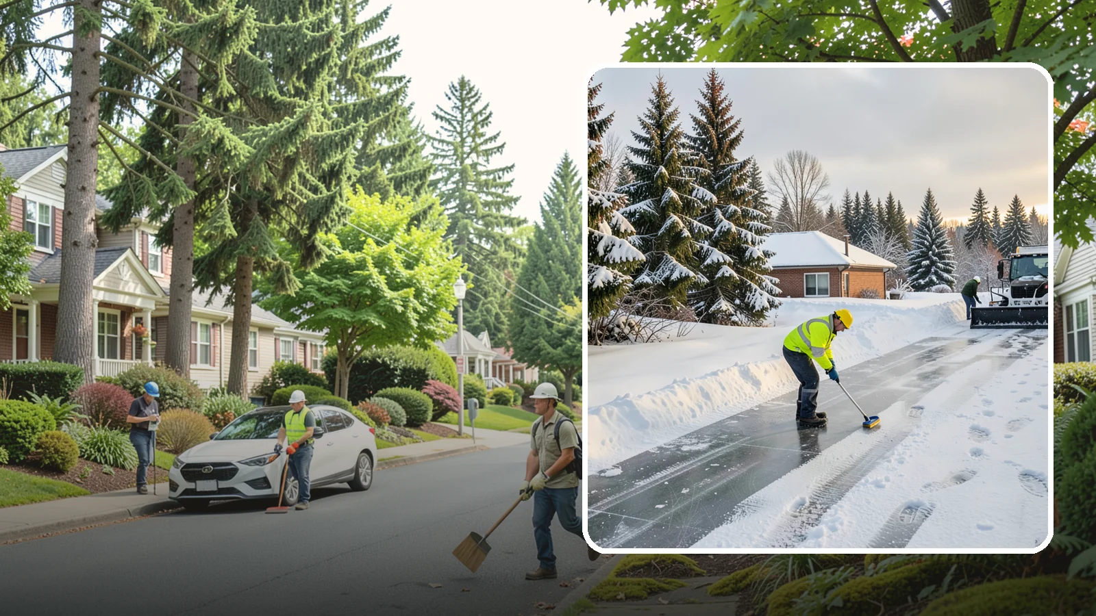 Ice Control in Beaux Arts Village, King County, WA - Proactive ice control stops slick surfaces from forming instead of scrambling to treat them after someone slips.