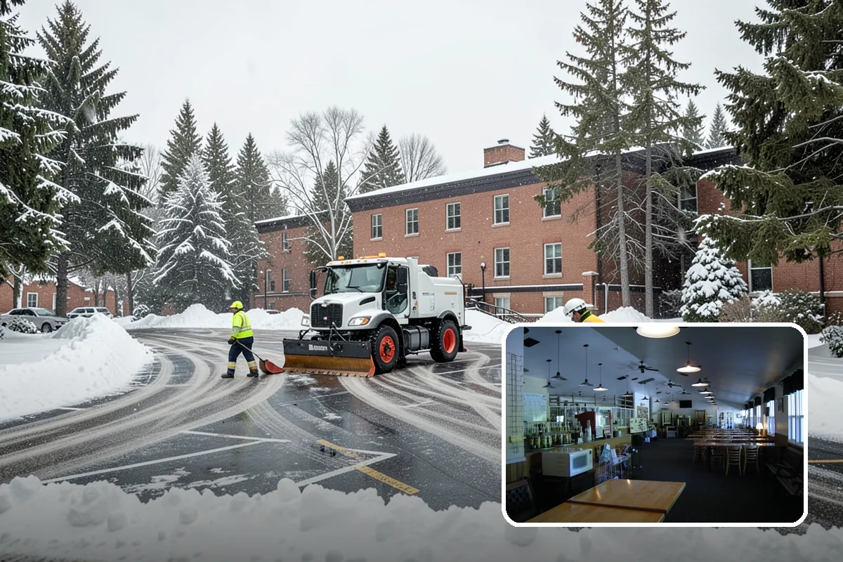 Ice Control in Black Diamond, King County, WA - Breaks the ice-to-pavement bond before it can set