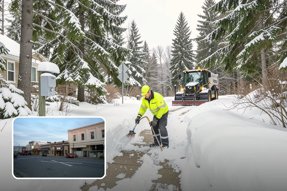 Ice Control in Burlington, Skagit County, WA - Breaks the ice-to-pavement bond before it can set