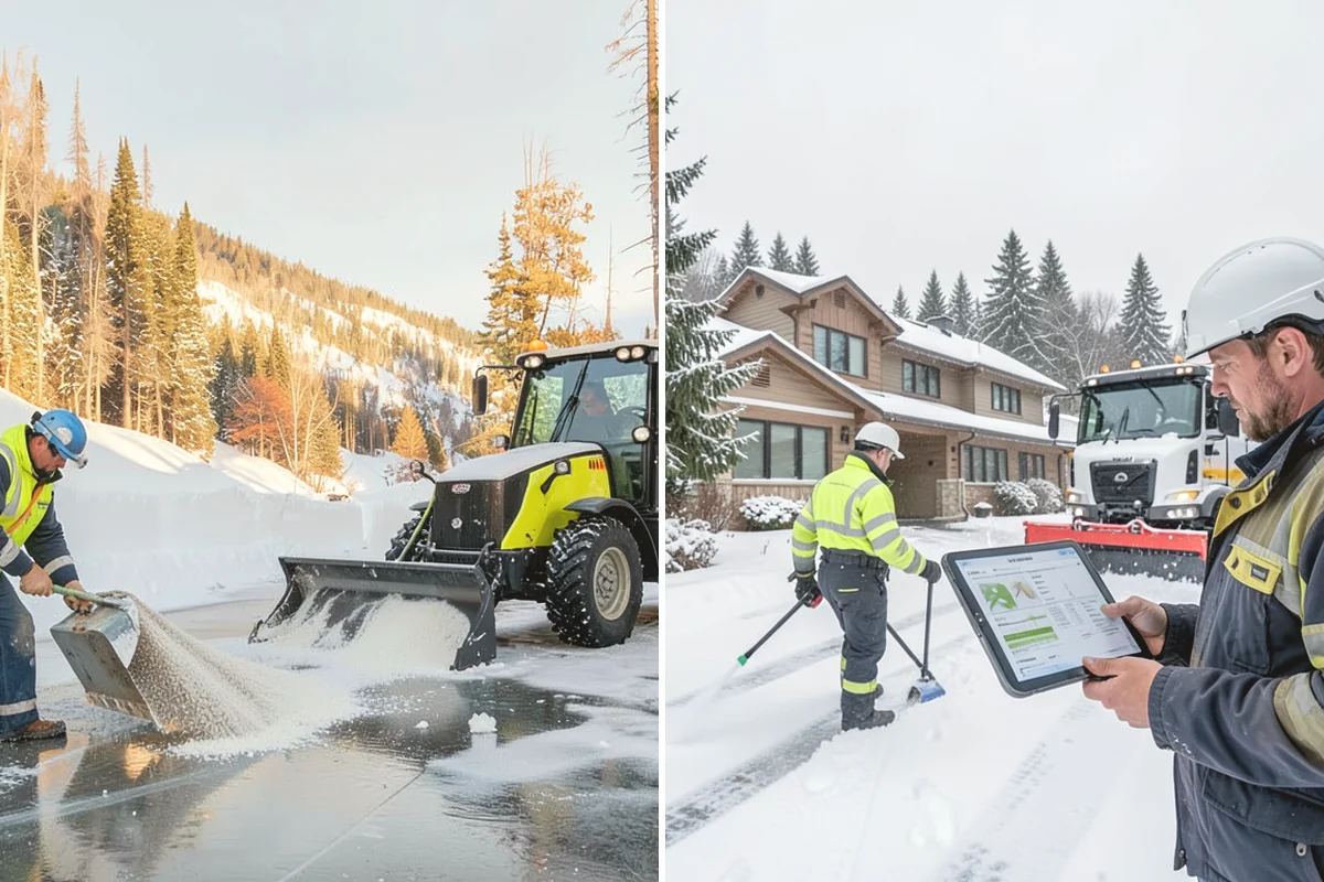 Ice Control in Burlington, Skagit County, WA - Read pavement temperature and dew point against the incoming forecast