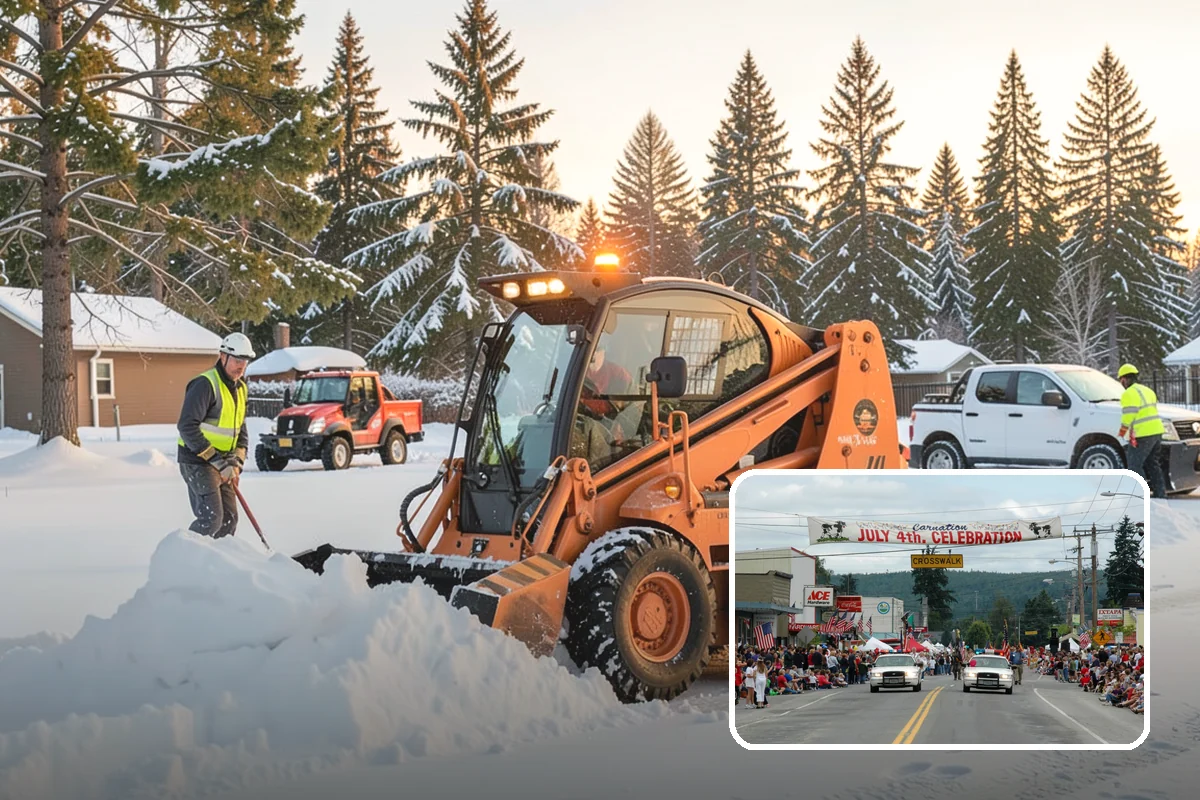 Ice Control in Carnation, King County, WA - Breaks the ice-to-pavement bond before it can set