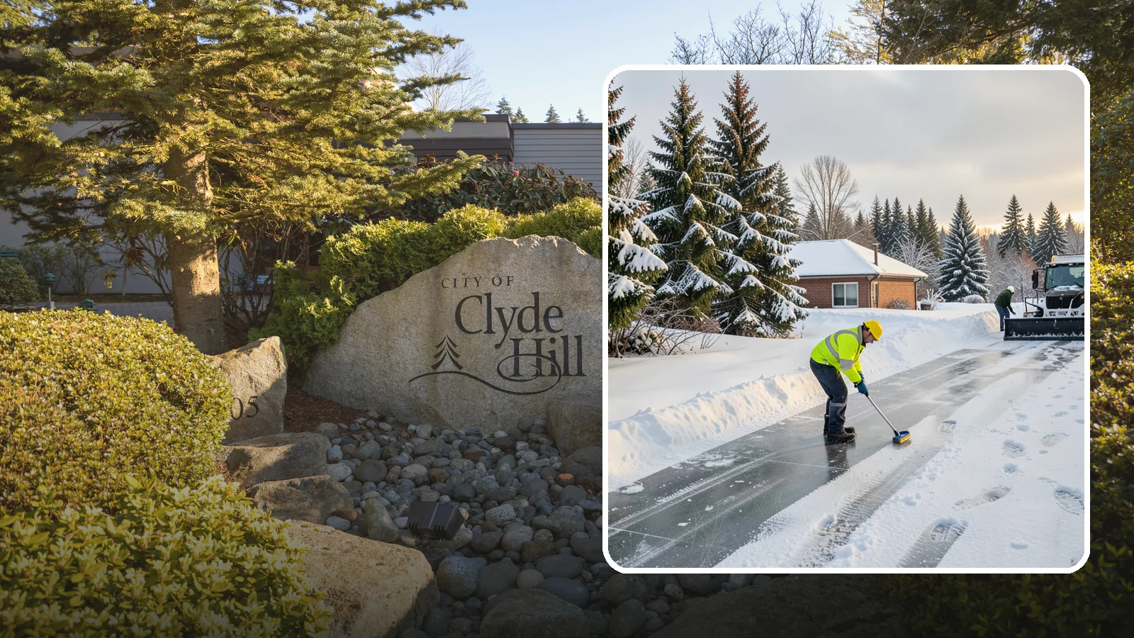 Ice Control in Clyde Hill, King County, WA - Proactive ice control stops slick surfaces from forming instead of scrambling to treat them after someone slips.