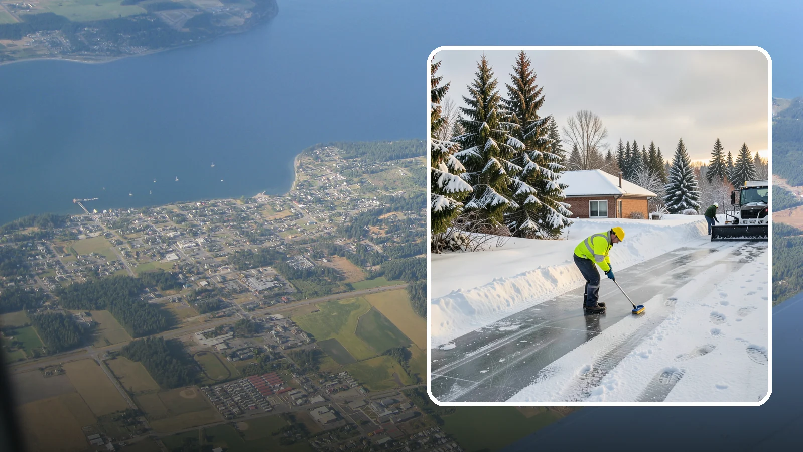 Ice Control in Coupeville, Island County, WA - Proactive ice control stops slick surfaces from forming instead of scrambling to treat them after someone slips.